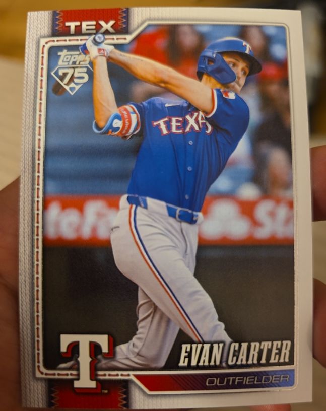 2026 Topps #110 Evan Carter — front