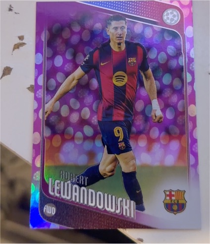 2025-26 Topps UEFA Champions League #54 Robert Lewandowski — front