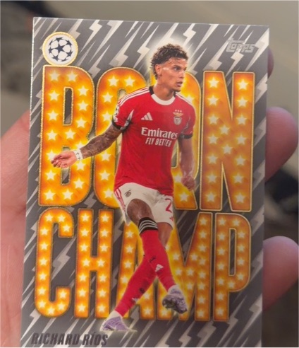 2026 Topps UEFA Club Competitions #BC-13 Richard Rios Born Champ — front