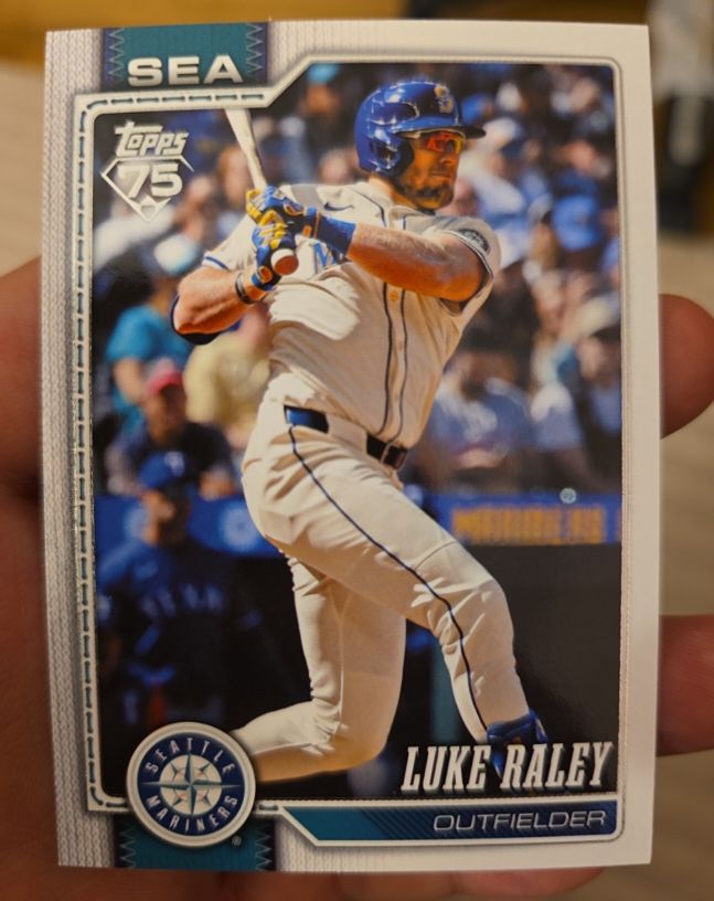 2026 Topps Series 1 #142 Luke Raley — front