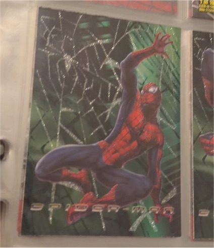 2002 Topps Spider-Man The Movie Web Tech Foil #F4 Spider-Man — front