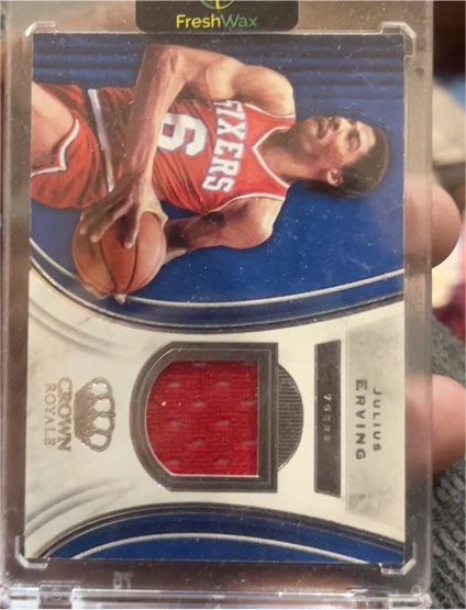 2018-19 Panini Crown Royale #J-JE Julius Erving — front
