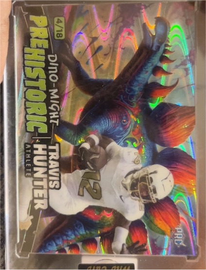 2024 Wild Card Dino-Might Prehistoric #418 Travis Hunter — front