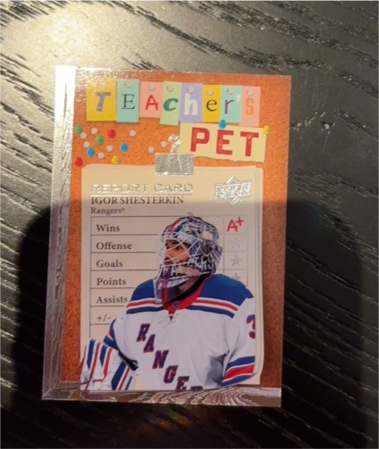 2023-24 Upper Deck Series 1 #TP-21 Igor Shesterkin Teacher's Pet — front