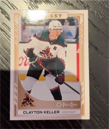 2023-24 Upper Deck O-Pee-Chee Glossy #R-14 Clayton Keller — front