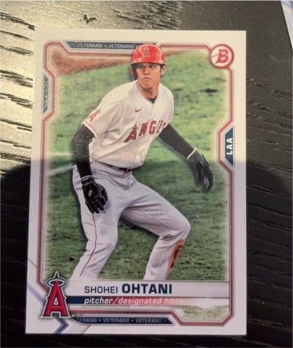 2021 Bowman #85 Shohei Ohtani — front