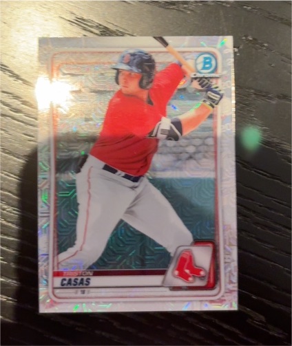 2020 Bowman Chrome Prospects Mojo Refractor #BCP-18 Triston Casas — front
