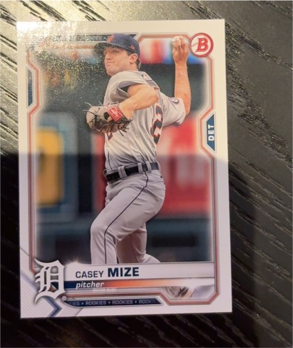 2021 Bowman #31 Casey Mize — front