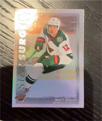 2023-24 Upper Deck Series 1 Star Surge #SS-20 Matt Boldy — front