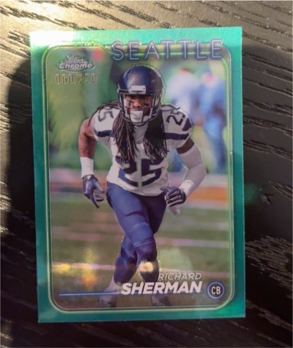 2024 Topps Chrome #182 Richard Sherman — front