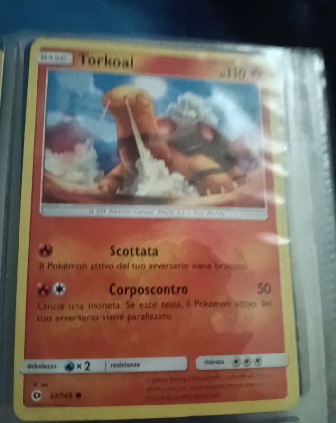 2017 Pokémon Sun & Moon #23 Torkoal — front