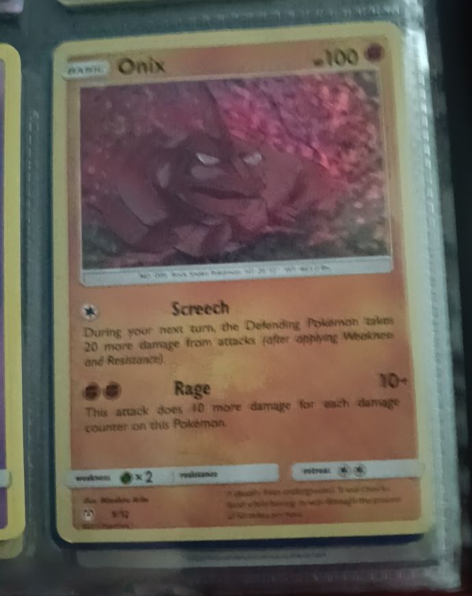 2019 Pokémon McDonald's Promo #009 Onix — front