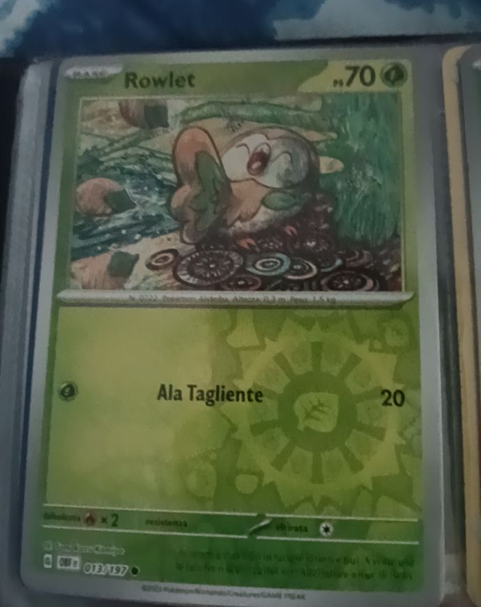2023 Pokémon Scarlet & Violet Obsidian Flames #13 Rowlet — front