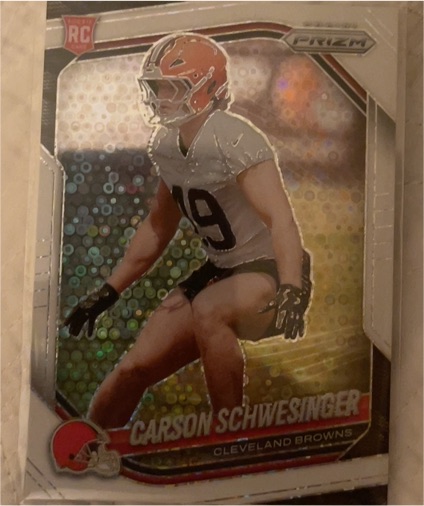 2025 Panini Prizm #384 Carson Schwesinger — front