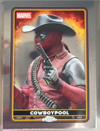 2025 Topps Chrome Deadpool #36 Cowboypool — front
