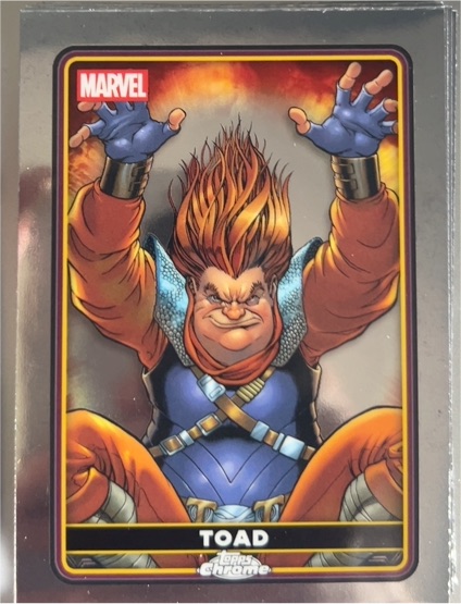2025 Topps Chrome Deadpool #12 Toad — front