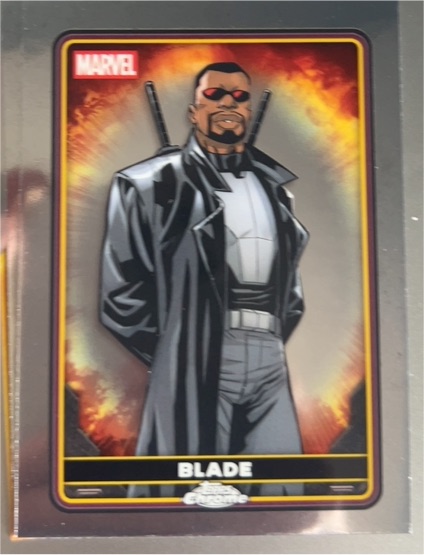 2025 Topps Chrome Deadpool #18 Blade — front