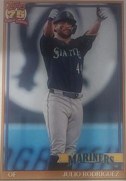 2026 Topps Series 1 1991 Design #T91-39 Julio Rodriguez — front