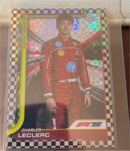 2025 Topps Chrome #3 Charles Leclerc — front