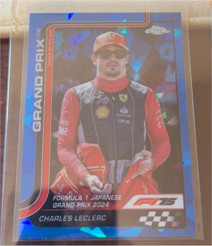 2025 Topps Chrome Sapphire #125 Charles Leclerc — front