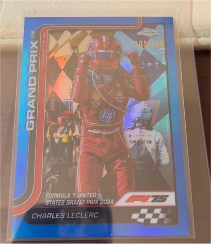 2025 Topps Chrome Formula 1 #140 Charles Leclerc — front