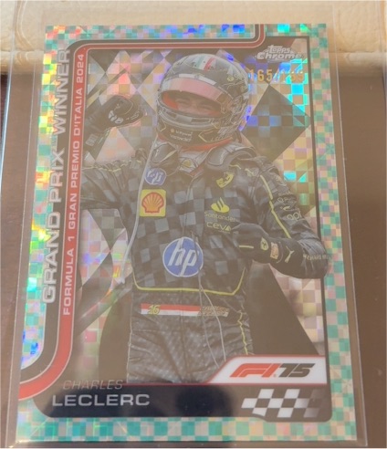 2025 Topps Chrome Formula 1 #108 Charles Leclerc Grand Prix Winner — front