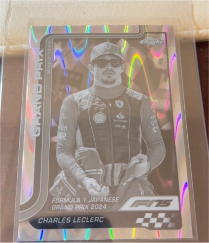2024 Topps Chrome Formula 1 #75 Charles Leclerc Driver of the Day — front