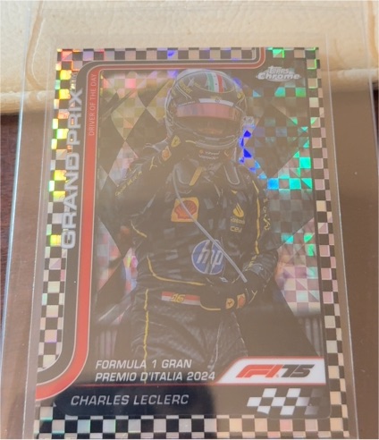 2025 Topps Chrome Formula 1 #137 Charles Leclerc Grand Prix Driver of the Day — front