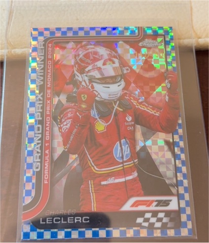 2025 Topps Chrome Formula 1 #108 Charles Leclerc Grand Prix Winner — front