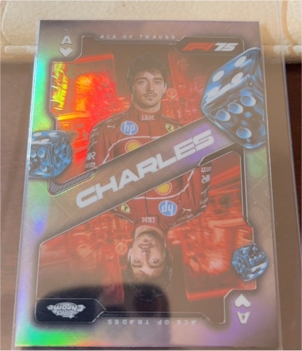 2025 Topps Chrome #SCA-2 Charles Leclerc Ace of Trades — front