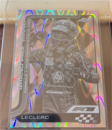 2024 Topps Chrome Formula 1 #108 Charles Leclerc Grand Prix Winner — front