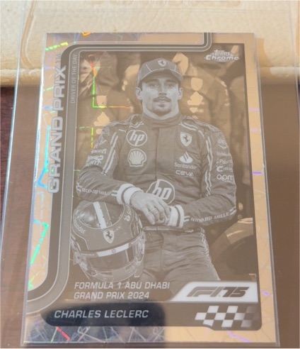 2024 Topps Chrome Formula 1 #75 Charles Leclerc Driver of the Day — front