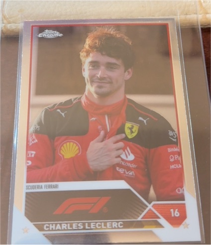 2023 Topps Chrome Formula 1 #16 Charles Leclerc — front