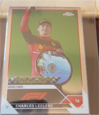 2022 Topps Chrome Formula 1 #16 Charles Leclerc — front