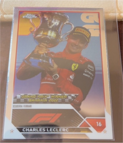 2022 Topps Chrome Formula 1 #16 Charles Leclerc — front