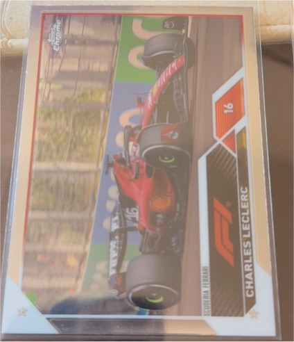 2023 Topps Chrome Formula 1 #16 Charles Leclerc — front