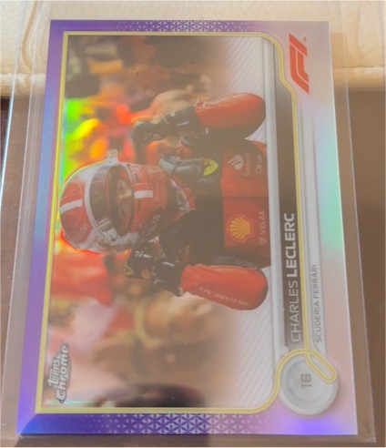 2022 Topps Chrome Formula 1 #16 Charles Leclerc — front