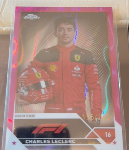 2023 Topps Chrome Formula 1 #5 Charles Leclerc — front