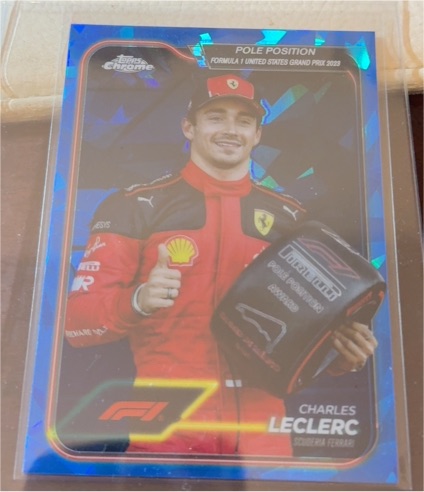 2024 Topps Chrome Sapphire Formula 1 #155 Charles Leclerc — front