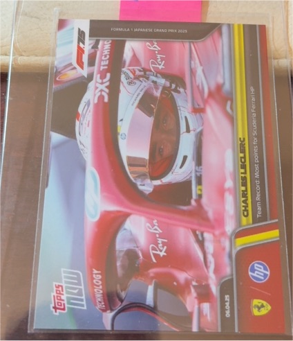 2026 Topps Now Formula 1 #004 Charles Leclerc Scuderia Ferrari HP — front