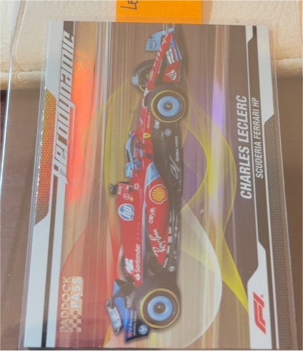 2024 Topps Paddock Pass Formula 1 #33 Charles Leclerc — front
