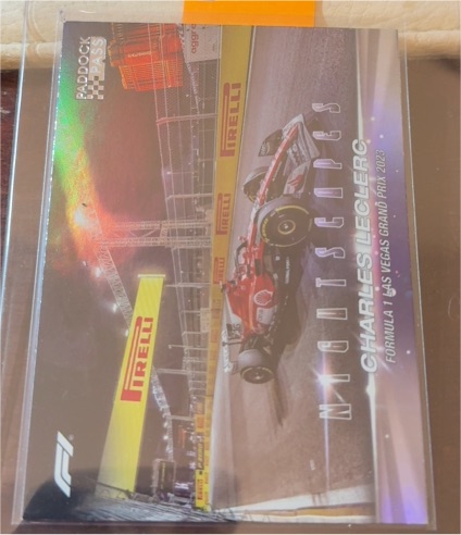 2024 Topps Paddock Pass Formula 1 Nightscapes #NS-3 Charles Leclerc — front