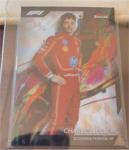 2024 Topps Finest #3 Charles Leclerc Scuderia Ferrari HP — front