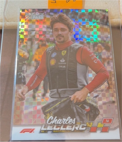 2024 Topps Paddock Pass Formula 1 #3 Charles Leclerc Chrome X-Fractor — front