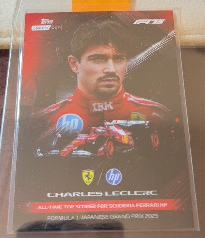 2025 Topps Lights Out Formula 1 Charles Leclerc All-Time Top Scorer — front