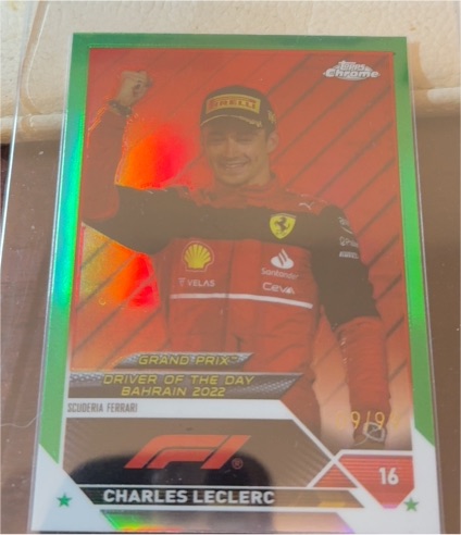 2023 Topps Chrome Formula 1 #166 Charles Leclerc — front