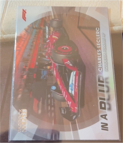 2024 Topps Paddock Pass #BL-3 Charles Leclerc In A Blur — front