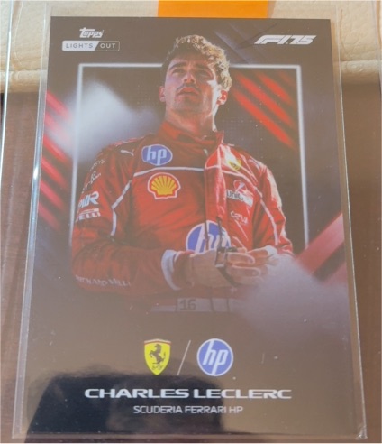 2025 Topps Lights Out F1 #Charles Leclerc Scuderia Ferrari HP — front