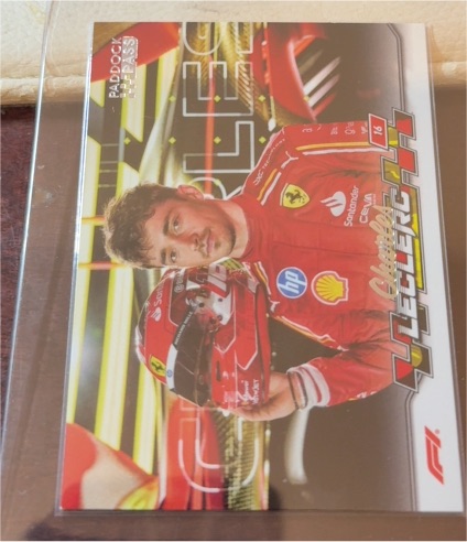 2024 Topps Paddock Pass Formula 1 #53 Charles Leclerc — front