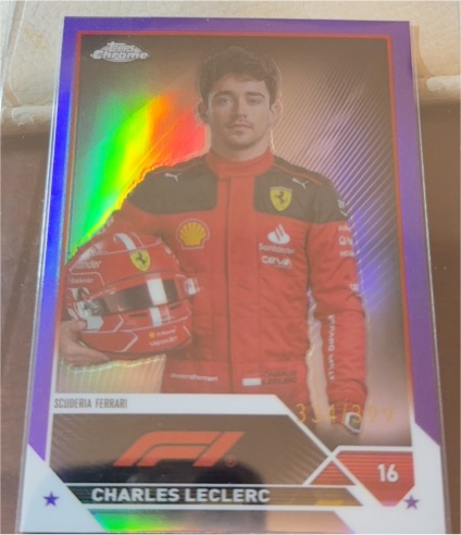 2023 Topps Chrome Formula 1 #16 Charles Leclerc — front